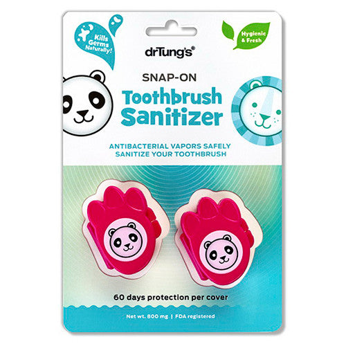 Dr.Tungs Snap-On Toothbrush Sanitizer For Kids - 2 Ea